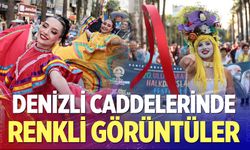 Denizli'de Uluslararası Halk Dansları Festivali Coşkuyla Başladı