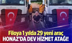 Honaz’dan hizmet atağı: 1 Yılda 29 yeni araç!