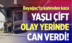 Yaşlı karı koca kazada can verdi!