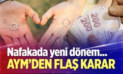AYM'den flaş nafaka kararı
