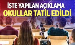 12 Haziran Cuma günü okullar tatil edildi… İşte nedeni