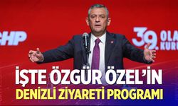 İşte Özgür Özel'in Denizli Programı