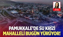 Pamukkale'de su krizi büyüyor!