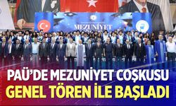 PAÜ’de Mezuniyet Coşkusu Genel Tören ile Başladı