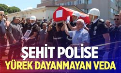 Şehit polise eşinden yürekleri dağlayan veda