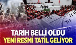 Yeni resmi tatil geliyor