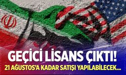 Geçici lisans çıktı