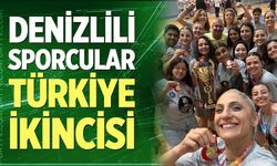 Denizlili sporcular Türkiye ikincisi