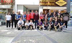 Başkan Kadir Tatık, şampiyonları ağırladı