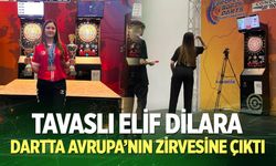 Tavaslı Elif Dilara, dartta Avrupa’nın zirvesine çıktı