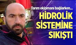 Traktörün hidrolik sistemine sıkışan çiftçi hayatını kaybetti