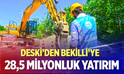 Bekilli’nin içme suyu altyapısı yenileniyor