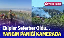 Yangın Paniği Kamerada