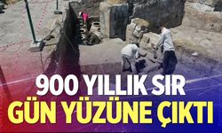 900 yıllık erzak deposu gün yüzüne çıkarıldı