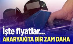 Akaryakıta bir zam daha geldi