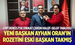 CHP Denizli'de Dikkat Çeken Halef-Selef Tablosu