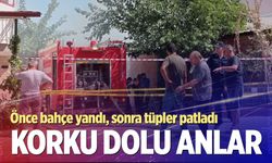 Pınarkent'te alevler evi sardı, mahalle alarma geçti