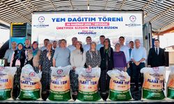 Beyağaçlı 374 üreticiye yem desteği sağlandı