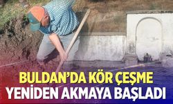 Muhtarın cabasıyla tarihi çeşme tekrar akmaya başladı
