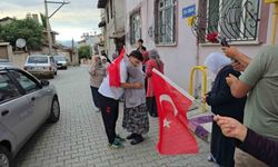 Milli güreşçiye baba ocağında coşkulu karşılama
