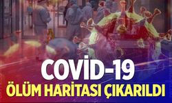 Covid-19 ölüm haritası çıkarıldı