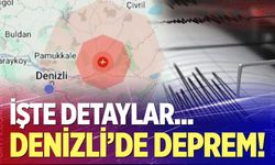 Denizli'de peş peşe deprem!