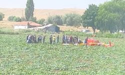 Eğitim helikopteri düştü