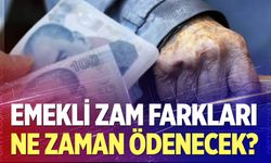 Emekli zam farklarının ödeneceği tarih belli oldu!