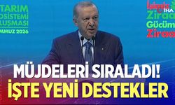 Cumhurbaşkanı Erdoğan müjdeleri sıraladı