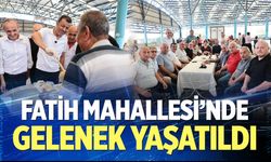 Fatih Mahallesi'nde gelenek yaşatıldı
