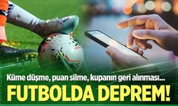 Türk futbolunda deprem