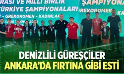 Denizlili Güreşçiler Ankara’da Fırtına Gibi Esti