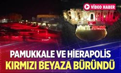 Pamukkale ve Hierapolis, Kırmızı Beyaza Büründü