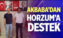 Akbaba'dan Horzum'a destek ziyareti