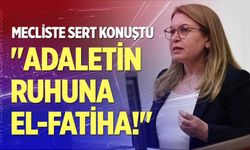 Gülizar Biçer Karaca mecliste sert konuştu; "Adaletin ruhuna El-Fatiha!"