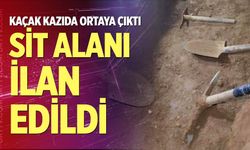 Kaçak Kazıyla Ortaya Çıkan Alan Sit İlan Edildi