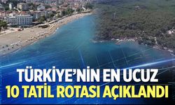 Türkiye'nin en ucuz 10 tatil rotası açıklandı!