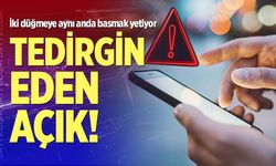 Tedirgin eden açık!