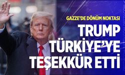 Trump'tan Türkiye'ye Gazze teşekkürü