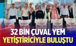 Büyükşehir’in Yem Desteği Projesi üreticiye can suyu oldu