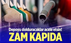 Benzine zam geliyor