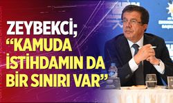 Zeybekci; “kamuda istihdamın da bir sınırı var”