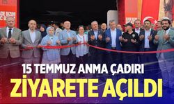 15 Temmuz anma çadırı ziyarete açıldı