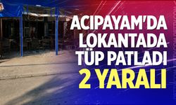 Acıpayam'da lokantada tüp patladı: 2 Yaralı