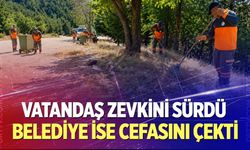 Vatandaş zevkini sürdü, belediye ise cefasını çekti