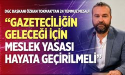 “Gazeteciliğin geleceği için meslek yasası hayata geçirilmeli”
