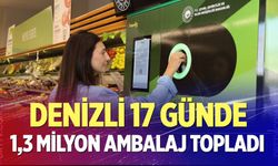 Denizli 17 günde 1,3 Milyon ambalaj topladı