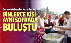 Gerzele'de bereket kazanları kaynadı