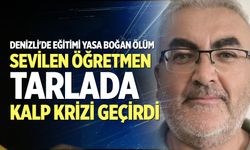 Sevilen öğretmen tarlada kalbine yenik düştü