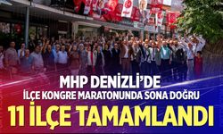 MHP Denizli’de ilçe kongre maratonunda sona doğru